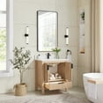 thumbnail image 4 of Shenzhen 30" Single Bath Vanity in Aged Natural Oak with Composite Stone Top, 4 of 12