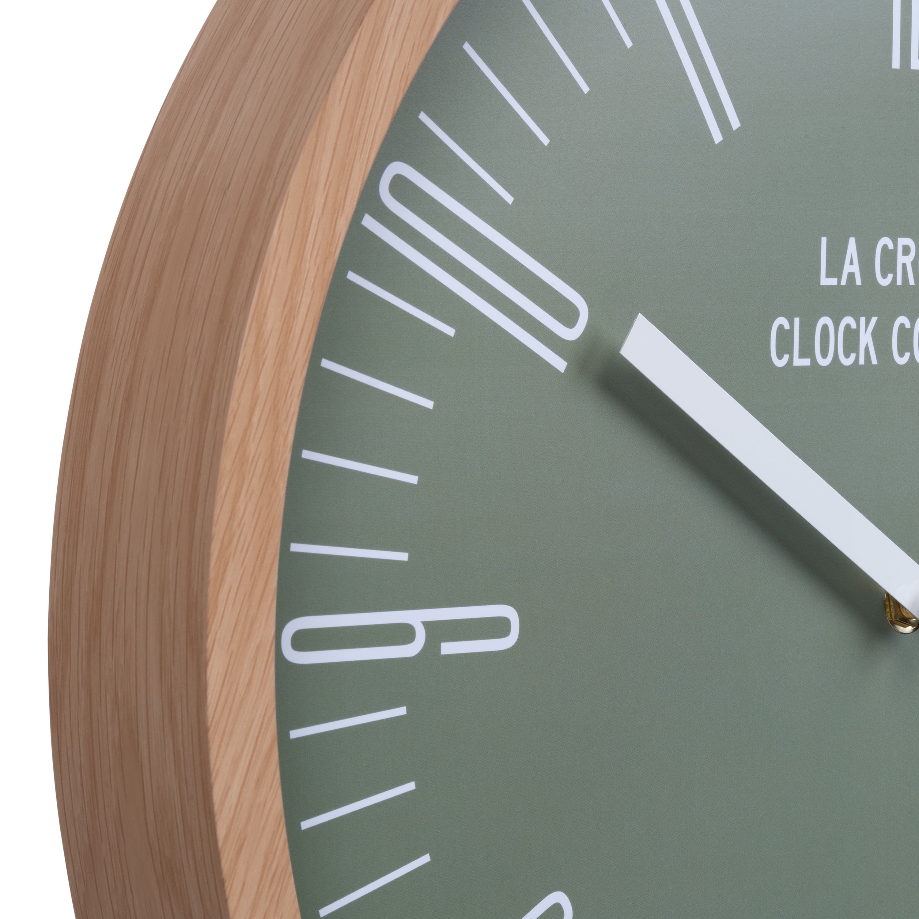 La Crosse Clock 16 inch Ellwood Analog Quartz Wall Clock, 404-3041D