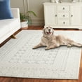 thumbnail image 3 of SAFAVIEH Audrey Jonie Geometric Area Rug, Grey/Ivory, 5' x 7', 3 of 8