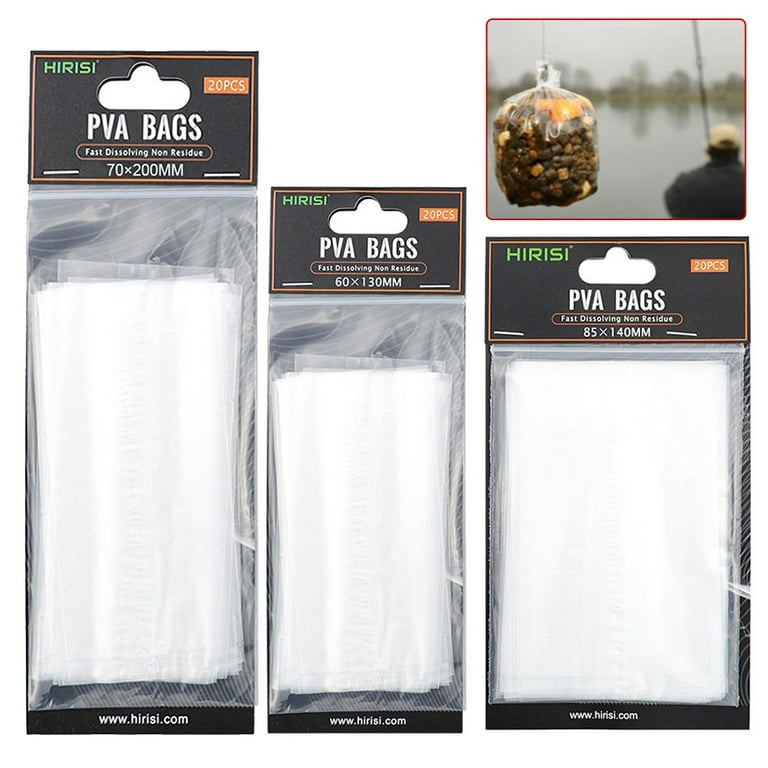 20pcs Carp Fishing PVA Bags For Fishing Tackle Accessories Carp Boilies &  Pellet