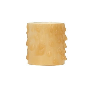 Satco Amber Honey Bees Drip E26 Medium Base Candle Cover
