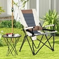 thumbnail image 3 of Gymax Camping Folding Chair w/ Cup Holder 330 LBS Load Capacity for Picnic Camping, 3 of 10