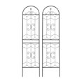 thumbnail image 6 of 2 Pack Metal Garden Trellis 86.7"H x 19.7"L Rustproof Trellis for Climbing Plants Outdoor Flower Support, 6 of 7