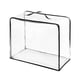 thumbnail image 2 of Bolsa de almacenamiento plegable transparente para ropa y viajes | Organizador de tela plástica duradera con asa reforzada, 2 of 3