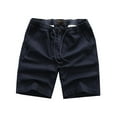 thumbnail image 2 of LYMAYTER Men's Casual Shorts Elastic Waist Relaxed Fit Cotton Outdoor Camouflage Shorts XS-2XL, 2 of 10