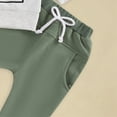 thumbnail image 4 of Towmus Toddler Baby Boy Fall outfit Dad's Boy Letter Print Sweatshirt Top Elastic Pants Long Sleeve Sweatshirts Pants Set, 4 of 7