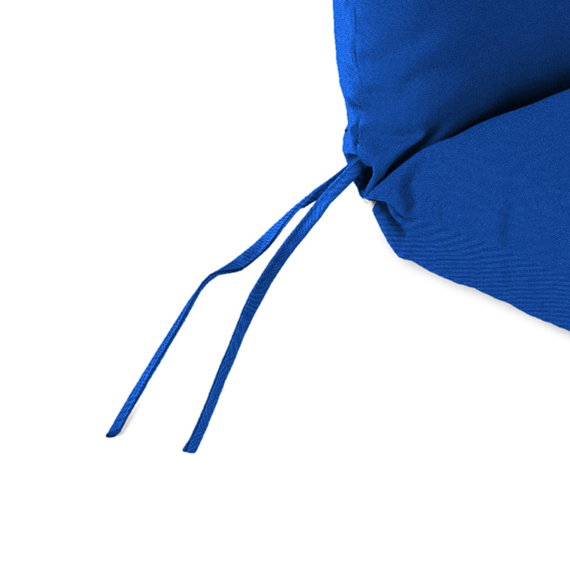 45" x 22" Rectangular Outdoor Chair Cushion with Ties and Hanger Loop