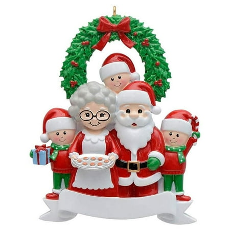 

1111Fourone Christmas Tree Decorations Family Christmas Tree Hanging Pendant Christmas Resin Hanger Gift for Friends and Family