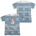 thumbnail image 1 of Ugly Christmas Sweater (Front - Back Print) - Short Sleeve Shirt - X-Large, 1 of 2