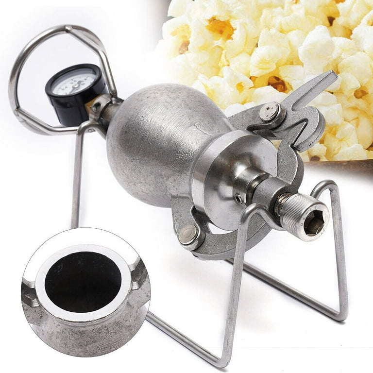Mini Hand Popcorn Machine Traditional Old-Fashioned Popcorn Machine Retro  Hand Crank Stainless Steel Popcorn Machine Capacity 80-140 Ordinary Corn