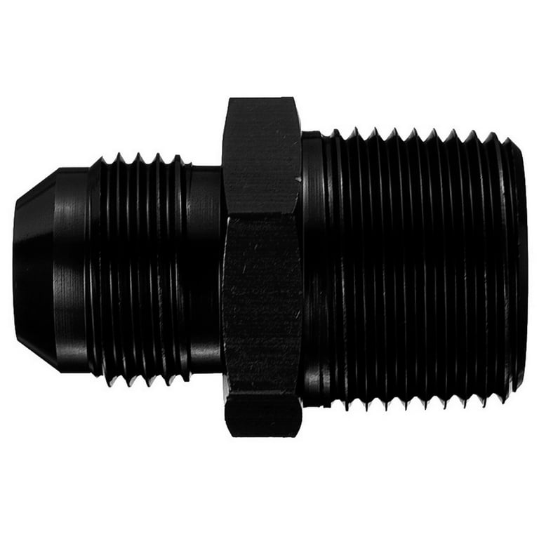 Aeroquip 1/4in Alum Pipe Coupler Black Aeroquip 1/4in Alum Pipe Coupler Black