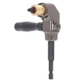 thumbnail image 1 of Accessoire de Perceuse à Angle Droit, Connecteur Hexagonal 6.35mm Robuste Adaptateur de Perceuse Réglable Métal Grand Application Résistant pour Artisanat, 1 of 8