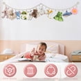 thumbnail image 2 of Stuffed Animals Storage Hammock with Removal Clips Space Saving Stuffed Animals Storage Chain Cotton Rope Stuffed Animals Holder Portable Hanging Hammock Storage for Hats Toys Dolls-1pc-, 2 of 10