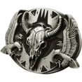 thumbnail image 2 of Moranse Religion Cross Cowboy Kneeling Prayer And Horse Design Belt Buckles, 2 of 5