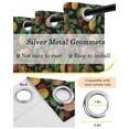 thumbnail image 5 of Lemons Black Out Curtains 63 Inch Long, Room Darkening Draperies Curtains Panels, Summer Botanical Watercolor Elegant Pastoral Thermal Insulated Curtain for Bedroom Living Room 52"x63" 2 Panels, 5 of 8