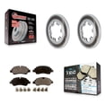 thumbnail image 1 of Transit Auto Rear Coated Disc Brake Rotors and Ceramic Pads Kit for Car 2015-2019 Ford Transit-350 HD with 6 Lug Wheels KGT-102676, 1 of 11