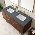thumbnail image 4 of James Martin Vanities 670-V60d-Fpbl Amberly 60" Wall Mounted Or Free Standing Double Basin, 4 of 7