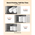 thumbnail image 3 of 13 Quart Sublimation Oven, Fits 20oz Tumblers, with Heat tool, Shrink Films, Tape & Gloves, for Mugs Bowls, Off-White, 3 of 12