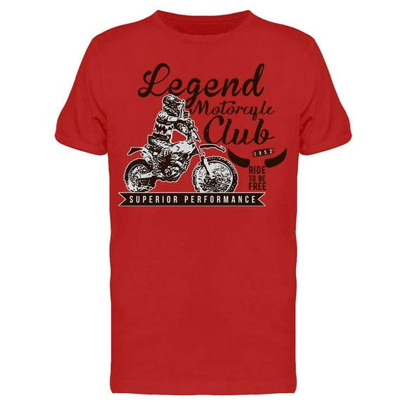 Legend Motorcycle Club T-Shirt Men -Image by Shutterstock, Male Large