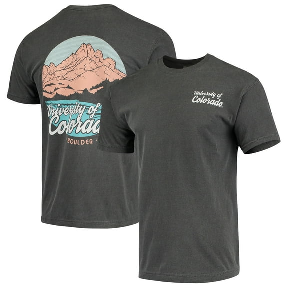 Men's Charcoal Colorado Buffaloes Script Local Comfort Color T-Shirt