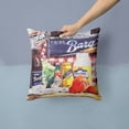 thumbnail image 2 of Carolines Treasures 1013PW1414 Blue Plate Mayonaise Barqs a tomato sandwich Canvas Fabric Decorative Pillow 14Hx14W, 2 of 4