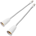 thumbnail image 1 of Pcs Light Bulb Lamp Holder Bendable Extension Socket Extender Adaptor 29.5cm, 1 of 5