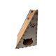 thumbnail image 5 of Rascador triangular para gatos, juguete rascador compacto para proteger alfombras y resistente al desgaste. Beige, 5 of 9