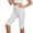 *1-White, variant on VBVC Women's Side Slit 7/8 Length Capri Leggings,High Waist Tummy Control Stretchy Yoga Pants For Women,Ladies Seamless Workout Capris with Pockets,Black,S-2XL