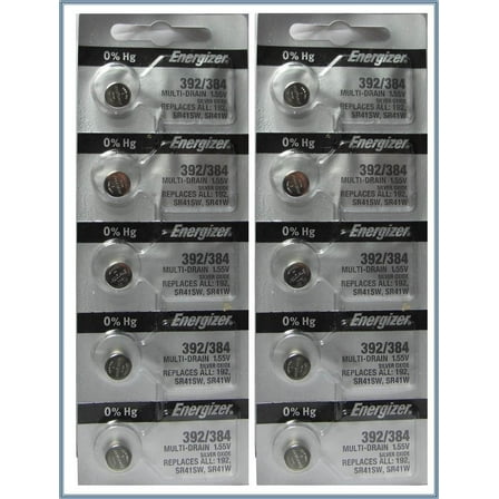 10 ENERGIZER (2 Pack) 392 3V Lithium Coin Cell Batteries