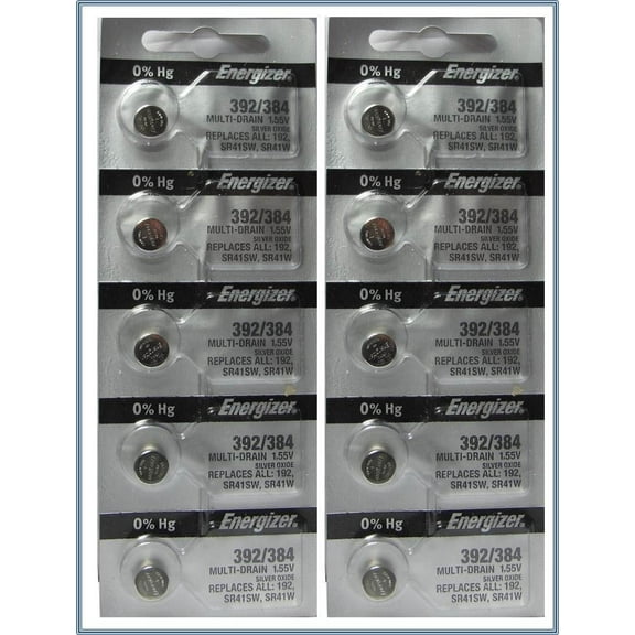 10 ENERGIZER (2 Pack) 392 3V Lithium Coin Cell Batteries