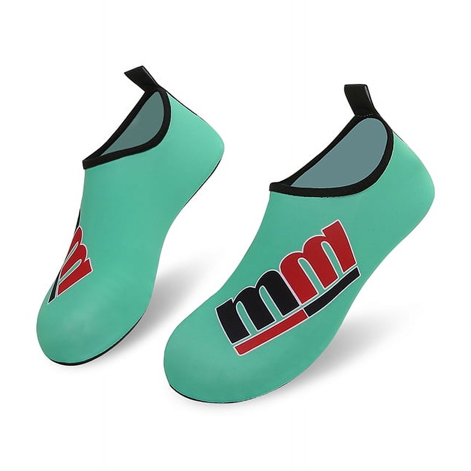 Men and Women a Slip On Barefoot Quick-Dry Beach Aqua Yoga Water Shoes (MM/Mint, 5.5-6.5 Women/5-5.5 Men)