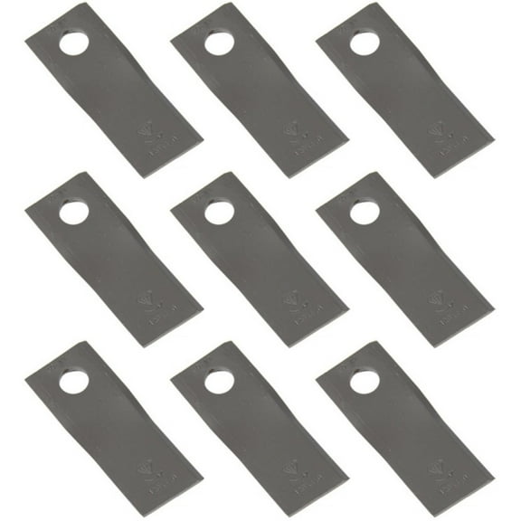RAParts Set of (25) Disc Mower Blades - Left Hand Fits Case IH Models: 306 307 308