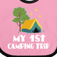 thumbnail image 4 of Inktastic My 1st Camping Trip Boys or Girls Baby Bib, 4 of 4