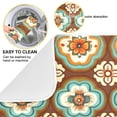 thumbnail image 2 of Yayeee Dish Drying Mat for Kitchen Counter 16"x18" Microfiber Absorbent Pad, Retro Blossom Flower, 2 of 7