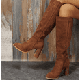 thumbnail image 5 of Women's Knee High Boots with Pointed Toe & Chunky Mid Heel, Perfect for autumn and winter, 5 of 7