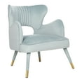 thumbnail image 3 of SAFAVIEH Blair Mid-Century Retro Wingback Accent Chair, Slate Blue, 3 of 7
