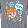 thumbnail image 3 of Disney Emoji - Sis Lil Anna - Toddler And Youth Long Sleeve Graphic T-Shirt, 3 of 5