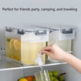 thumbnail image 3 of Dispensador de Bebidas de 3,5 L Con Anillo de Goma de Espita, Dispensador de Bebidas de Agua Fría PP de Gran Capacidad Seguro, Recibos de Jugo Conpas para Nevera, Hogar,, 3 of 7