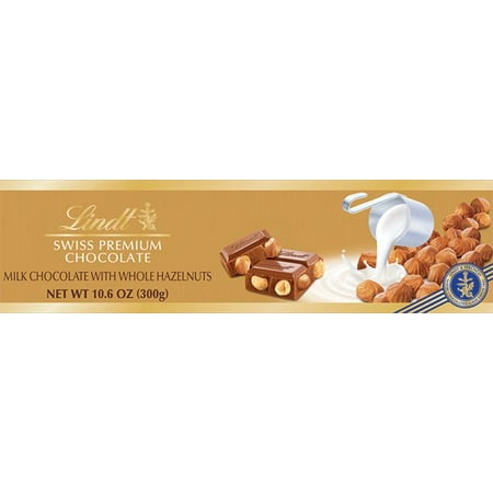 Product of Lindt Swiss Gold Milk Chocolate and Hazelnut Bar, 10.58 oz. [Biz