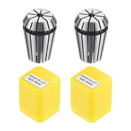 

Uxcell ER20 Spring Collet 5/32 Chuck for CNC Engraving Machine Lathe Milling Tool 2 Pack