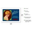 thumbnail image 2 of Sweet Patootie Brand Selected Vegetables - Vintage Fruit Crate Label c.1940s - Fine Art Matte Paper Print (Unframed) 18x24in, 2 of 4