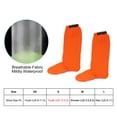 thumbnail image 2 of Unique Bargains Waterproof Shoe Covers, Rain Shoe Cover Snow Boot Covers, S, Orange, 2 of 5