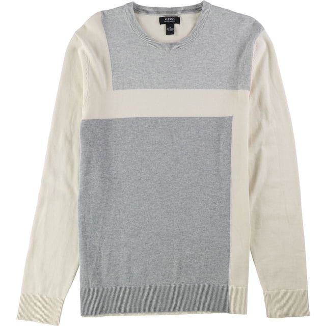 Alfani suéter de punto para hombre, blanco, mediano