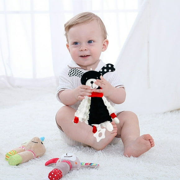 Jouets en Peluche Animaux, Peluches Douces et Câlines Animaux, Couverture de Sécurité à Fort Contraste avec Papier Sonore Grelot Froissé Doux Bébé Unisexe Cadeaux pour Garçons et Filles Jouet Serpent pour Bébé Bébé en Peluche