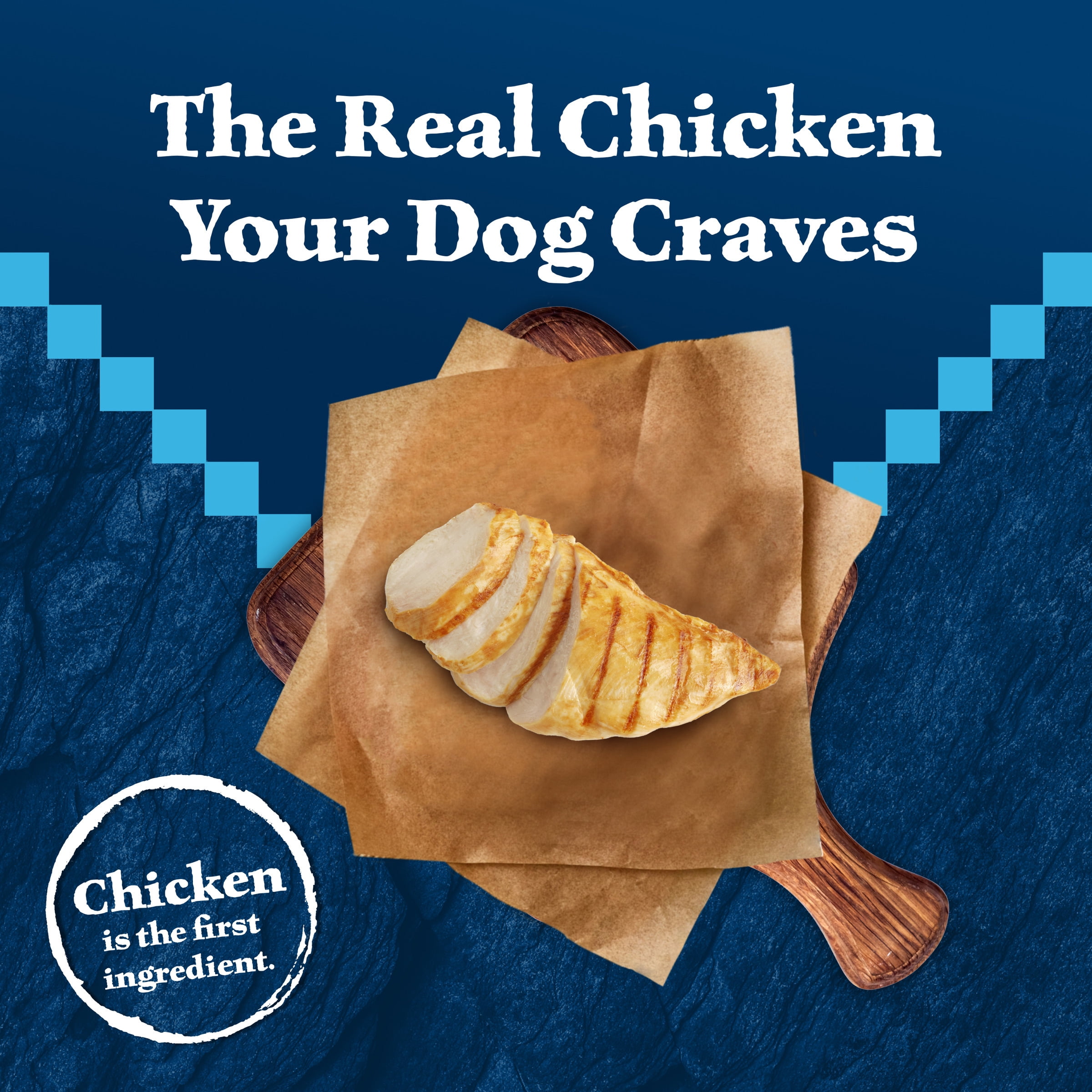 Blue Buffalo Wilderness Natural High-Protein Adult Dog Dry Food, Chicken Recipe, 28-lb.