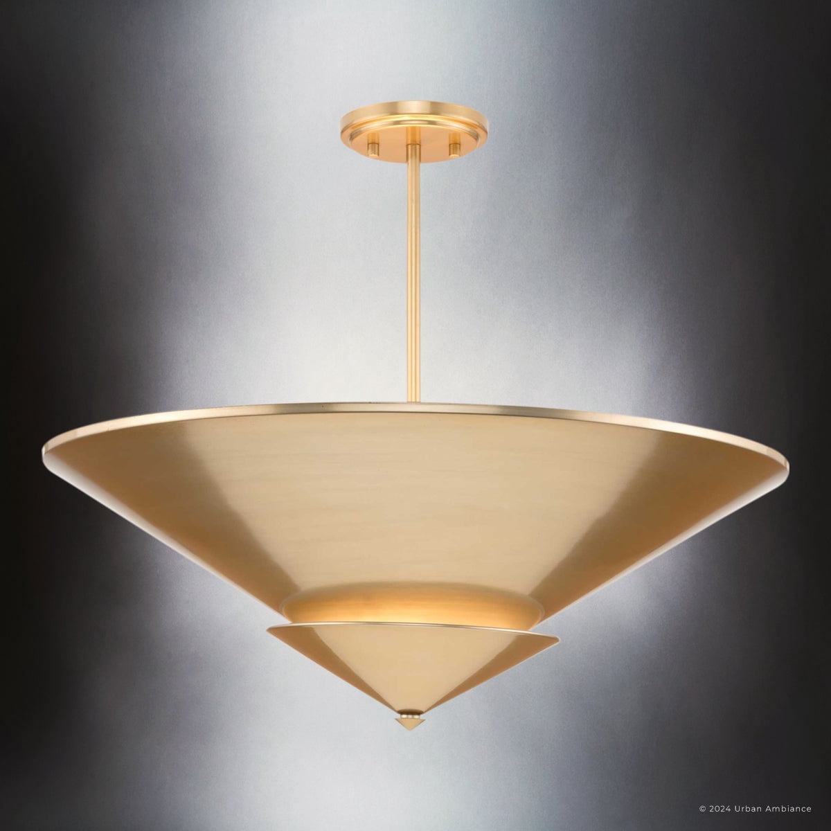 Luxury Modern Ceiling Light, Soft Gold, UHP5051