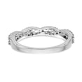 thumbnail image 5 of 14K White Gold Wedding Diamond Round Ring Band, 5 of 7