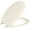 Biscuit, variant on Proflo Round Closed Front Plastic Toilet Seat with Cover in Biscuit