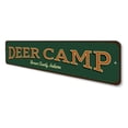 thumbnail image 4 of Deer Camp Novelty Sign, Metal Wall Decor - 4x18 inches, 4 of 4
