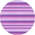 thumbnail image 1 of Ahgly Tapis d'Intérieur Lavable en Machine Carré Transitionnel Pastel Violet Rose, 3 Pieds Carré, 1 of 7